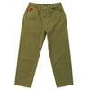 SPITFIRE BIGHEAD FILL DENIM PANT CUSTOM DENIM PANTS OLIVE OVERDYE