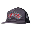 SPITFIRE DECREPIT SNAPBACK CHARCOAL/BLACK/RED