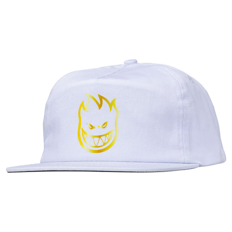 SPITFIRE BIGHEAD SNAPBACK WHITE/METALLIC GOLD
