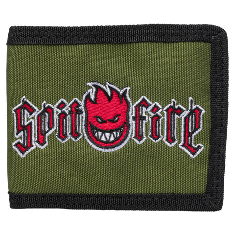 SPITFIRE HERETIC BIGHEAD FILL BI-FOLD WALLET OLIVE/BLACK