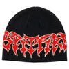 SPITFIRE DEMON SCRIPT SKULLY BEANIE BLACK / RED / CREAM