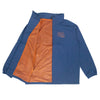 ANTIHERO BLACK HERO HOODED TRACK JACKET NAVY / BURNT ORANGE