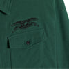 ANTIHERO BASIC EAGLE FLANNEL SHIRT DARK GREEN W/ BLACK EMBROIDERY