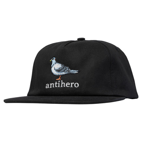 ANTIHERO PIGEON EMB SNAPBACK BLACK