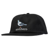 ANTIHERO PIGEON EMB SNAPBACK BLACK