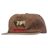ANTIHERO COW SNAPBACK WASHED BROWN