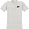 ANTIHERO STUDIO 18 RINGSPUN TEE HEATHER BONE w/ BLACK PRINTS