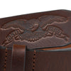 ANTIHERO BASIC EAGLE LEATHER BELT BROWN / BLACK