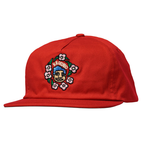 KROOKED SWEATPANTS REDUX SNAPBACK RED