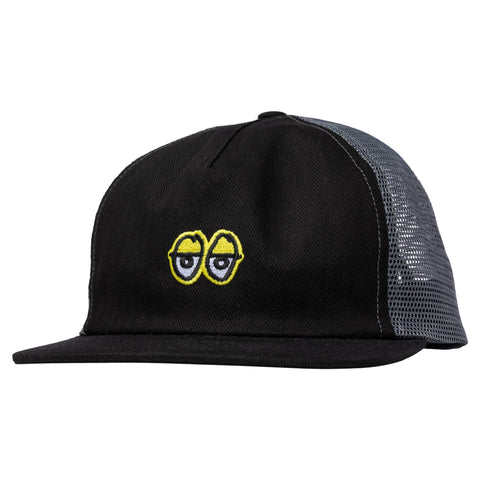 KROOKED EYES SNAPBACK WASHED BLACK/YELLOW/CHARCOAL