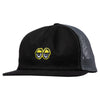 KROOKED EYES SNAPBACK WASHED BLACK/YELLOW/CHARCOAL