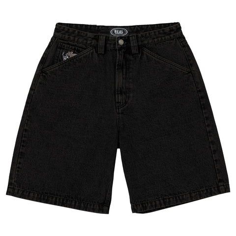 REAL STREET CLEANER SHORT BLACK STONE / ACID WASH