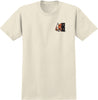 REAL PARKWAY S/S T-SHIRT- PREMIUM PRINT NATURAL w/ MULTI COLOR Prints