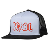 REAL DEEDS SNAPBACK WHITE / BLACK / RED