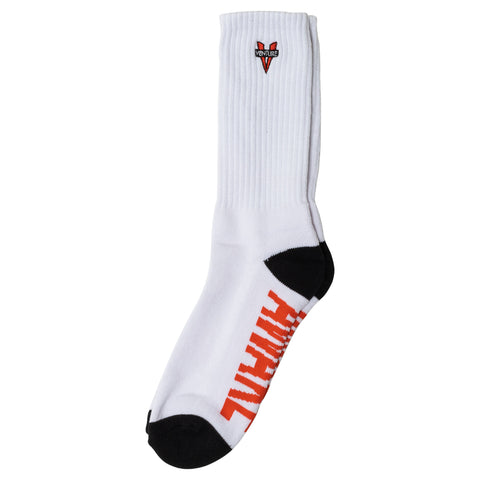 VENTURE HERITAGE EMB SOCK WHITE / BLACK / RED