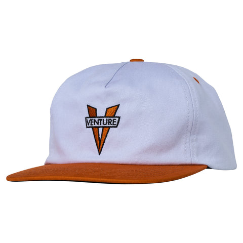 VENTURE HERITAGE SNAPBACK WHITE / BURNT ORANGE