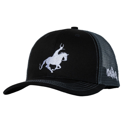 THERE HORSE SNAPBACK BLACK / CHARCOAL