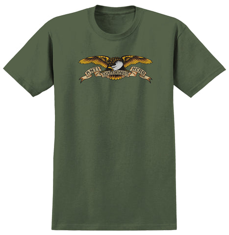 ANTIHERO EAGLE PREMIUM TEE HEMP GREEN