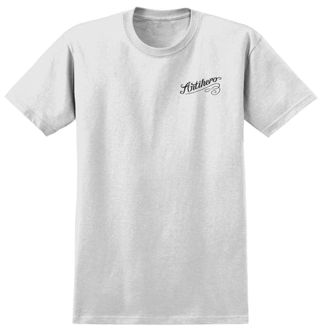 ANTIHERO FLATULENT BEAUTIES TEE WHITE w/ MULTI COLOR PRINTS
