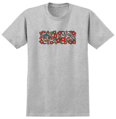 KROOKED SWEATPANTS REDUX TEE HEATHER GREY / MULTICOLOR