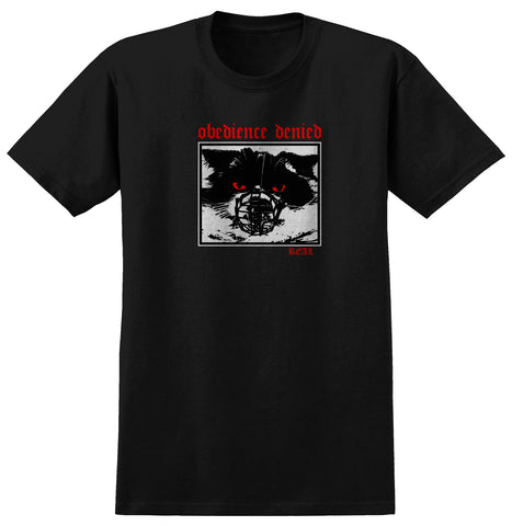 REAL VICIOUS TEE BLACK / WHITE / RED