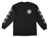 SPITFIRE DEATHMASK CLASSIC L/S TEE BLACK w/ GLOW PRINTS