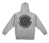 SPITFIRE LIVE TO BURN HOOD SMOKE GREY w/ BLACK & GREY PRINTS