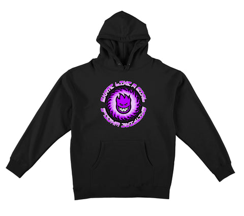SPITFIRE X SKATE LIKE A GIRL 25 YEAR CLASSIC HOOD BLACK / PURPLE