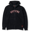 SPITFIRE TEAM LIL BIGHEAD ZIP HOOD BLACK VINTAGE WASH
