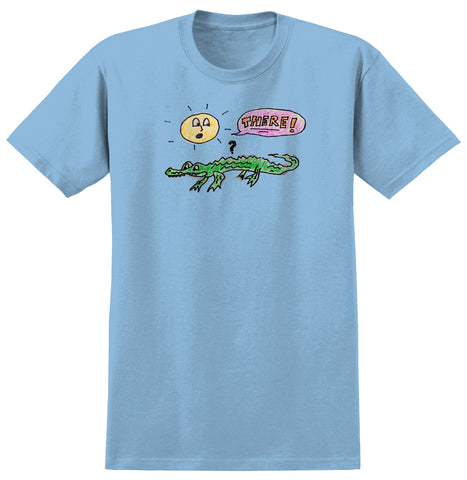 THERE ALLIGATOR TEE SKY BLUE