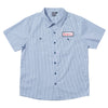 SPITFIRE CHROME VENOM S/S WORK SHIRT LIGHT BLUE w/ NAVY STRIPE