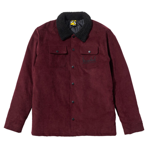 KROOKED SKRIPT JACKET BURGUNDY