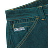 KROOKED EYES DENIM TWILL PANT GREEN OVERDYE