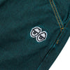KROOKED EYES DENIM TWILL PANT GREEN OVERDYE
