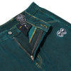 KROOKED EYES DENIM TWILL PANT GREEN OVERDYE