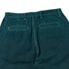 KROOKED EYES DENIM TWILL PANT GREEN OVERDYE