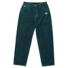 KROOKED EYES DENIM TWILL PANT GREEN OVERDYE