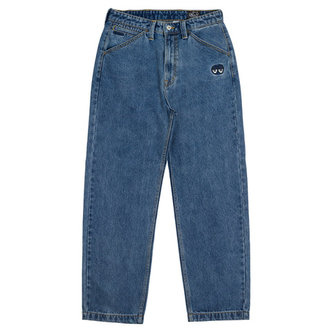 KROOKED EYES DENIM TWILL PANT MEDIUM STONE WASH