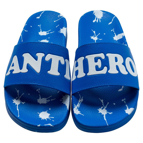 ANTIHERO DAMN YOU SLIDE SANDAL BLUE / WHITE