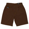 REAL SKYLINE TWILL SHORT BROWN