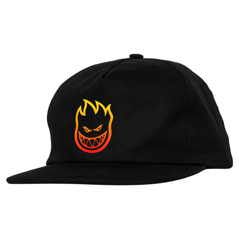 SPITFIRE BIGHEAD FADE FILL SNAPBACK BLACK / ORANGE / RED