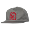 SPITFIRE LTB ARCH SNAPBACK CHARCOAL / RED