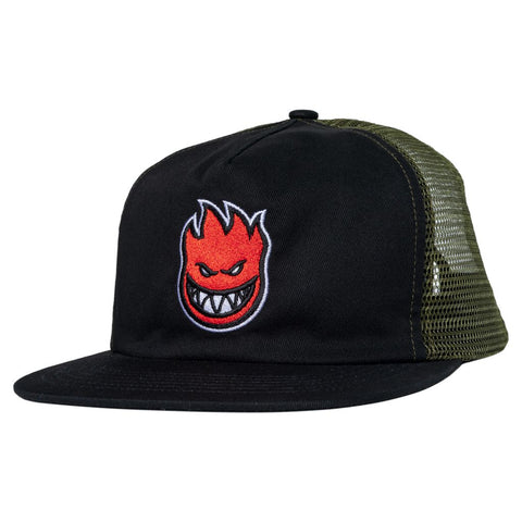 SPITFIRE BIGHEAD FILL SNAPBACK BLACK / OLIVE