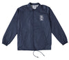 ANTIHERO RADIO 18 DBL WINDBREAKER JACKET DEEP NAVY w/ WHITE PRINTS