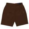 REAL SKYLINE TWILL SHORT BROWN