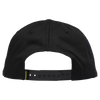 KROOKED ROOT SNAPBACK BLACK w/ MULTI COLOR EMBROIDERY