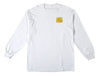 ANTIHERO RANEY FIRST L/S TEE WHITE w/ MULTI COLOR PRINT