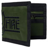 SPITFIRE LTB BIGHEAD SCRIPT BIFOLD WALLET OLIVE / BLACK