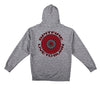 SPITFIRE CLASSIC '87 SWIRL LTB HOOD HEATHER GREY w/ BLACK & RED PRINTS