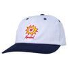 KROOKED SUN HEART STRAPBACK WHITE / NAVY